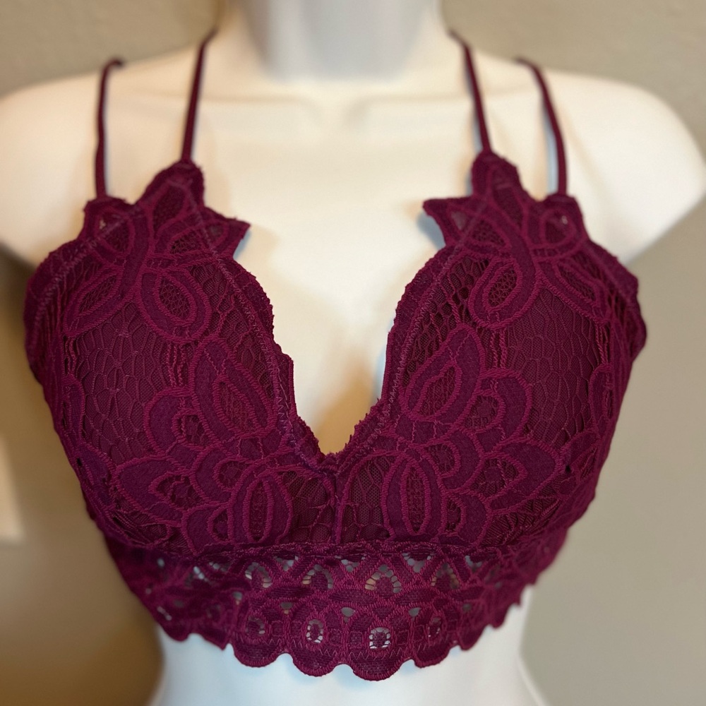 Purple bralette